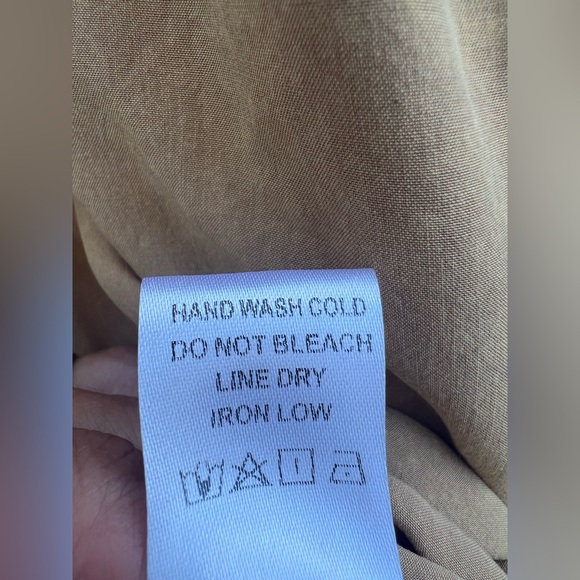 Tan Long Sleeve Mini Dress - Picture 10 of 10